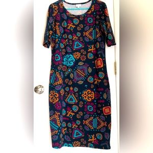 LuLaRoe casual T-shirt Dress (Size: XL) Look Beautiful, feel comfortable